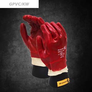 Red PVC Gloves wrist length from R10